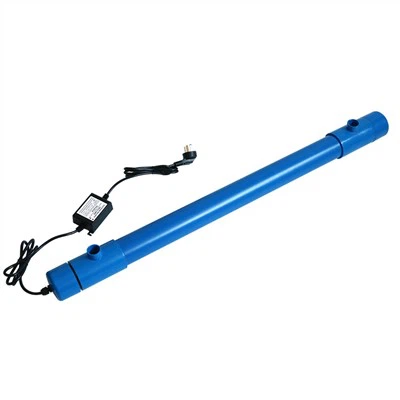 PVC UV lampa pre akvárium s vodným filtrom v bazéne